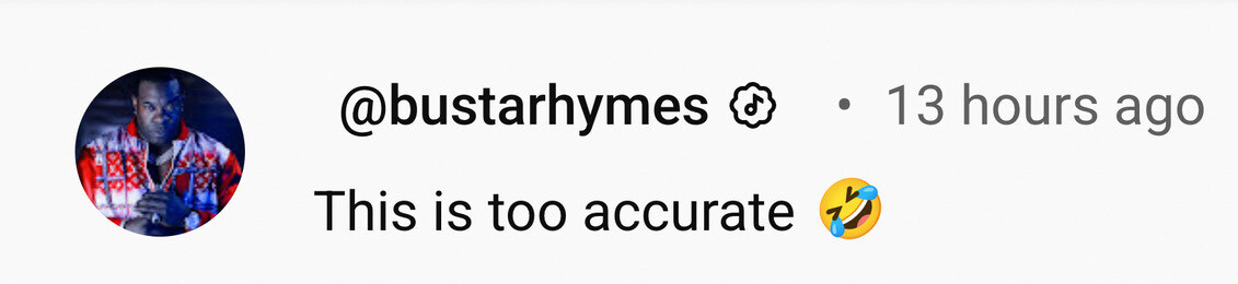 Busta Ryhmes Endorsment